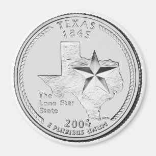 2004 Texas State Quarter magnet
