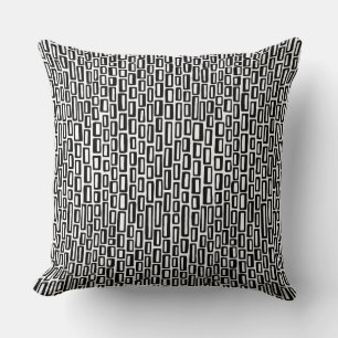 200515 - Black on White Cushion