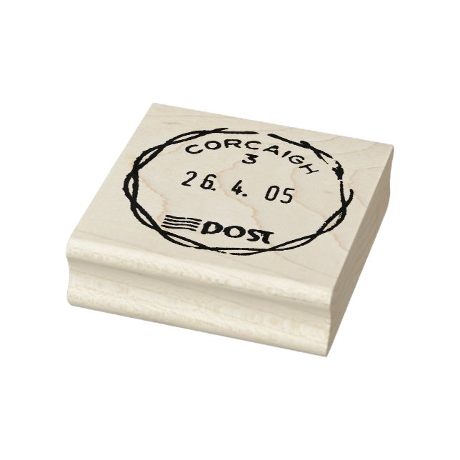 2005 Corcaigh Ireland Postmark Rubber Art Stamp (Stamp)
