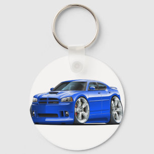 2006-10 Charger SRT8 Blue Car Key Ring