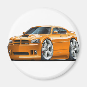 2006-10 Charger SRT8 Orange Car Magnet