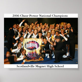 2006 Cheer Power National Champions Poster