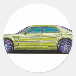 2006 Chrysler 300 Classic Round Sticker