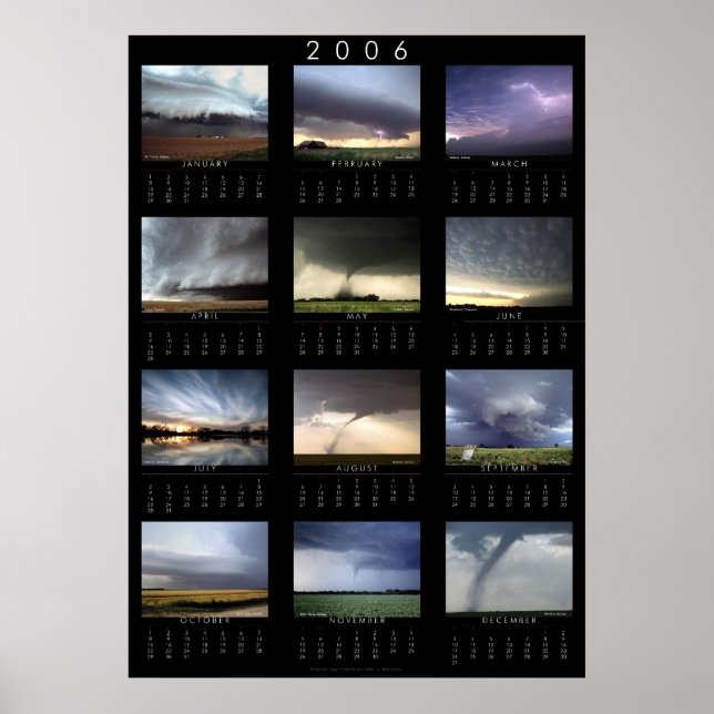 2006 Weather Calendar Poster (Front)