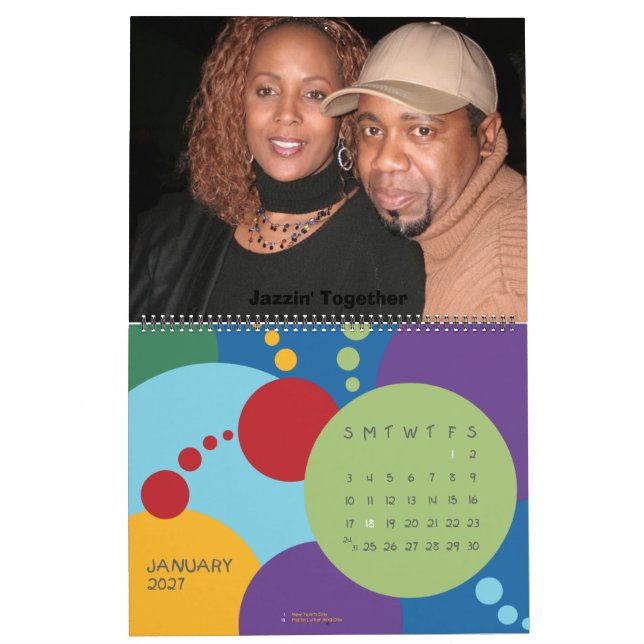 2007 Brown Sugar Calendar (Jan 2027)
