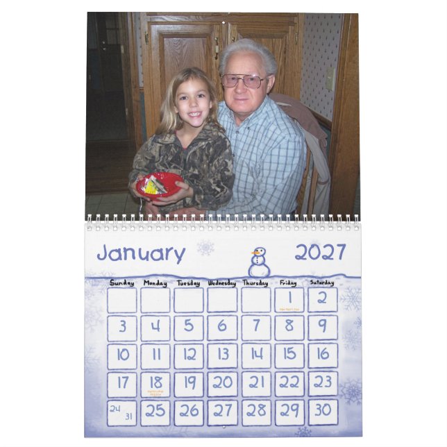 2007 Cannon Family Calendar (Jan 2027)