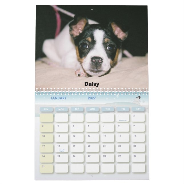 2007 Rat Terrier Calendar (Jan 2027)