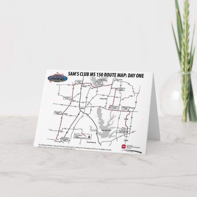 2007 Sam's Club MS 150 greeting card (Front)