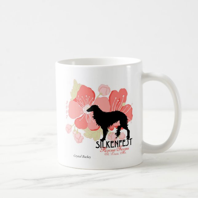 2007 Silkenfest logo Crystal Buckey Coffee Mug (Right)