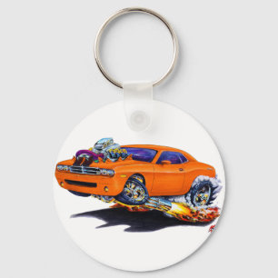 2008-10 Challenger Orange Car Key Ring