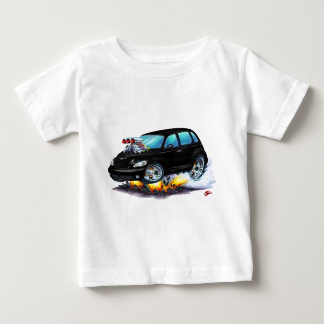 2008-10 PT Cruiser Black Car Baby T-Shirt (Front)