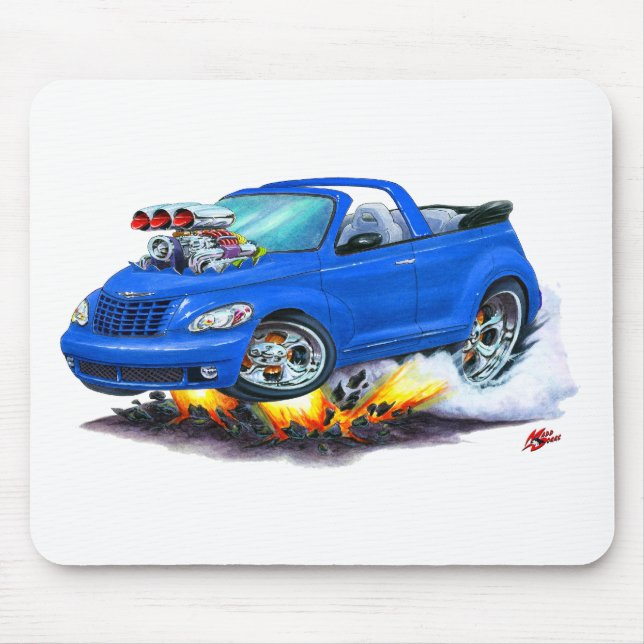 2008-10 PT Cruiser Blue Convertible Mouse Pad (Front)