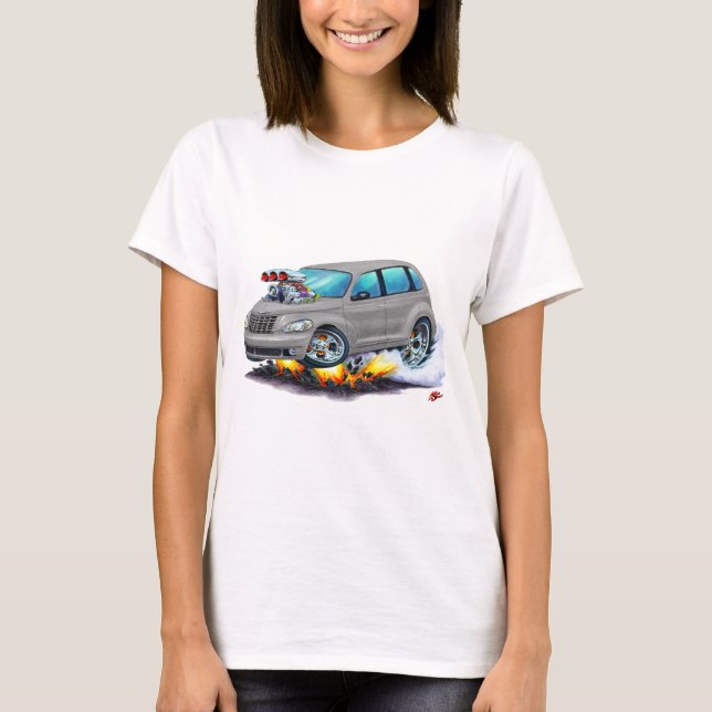2008-10 PT Cruiser Grey Car T-Shirt (Front)