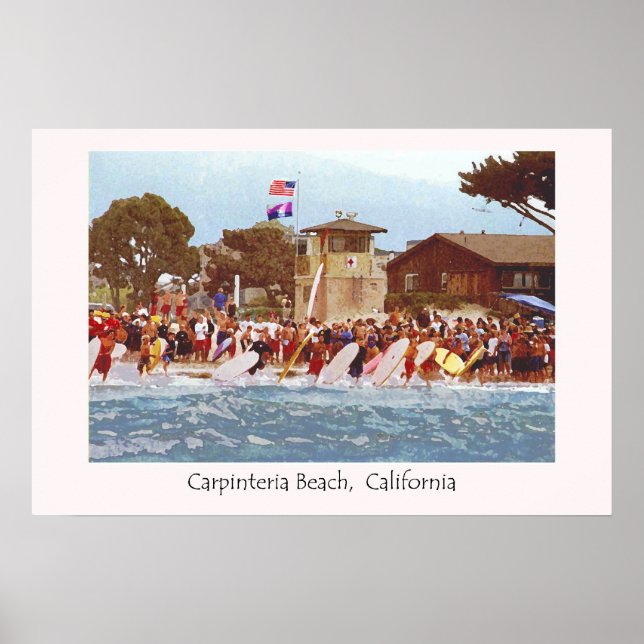 2008 Carpinteria Beach Poster (Front)
