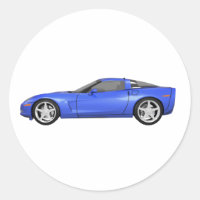 2008 Corvette: Sports Car: Blue Finish: