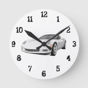 2008 Corvette: Wall Clock