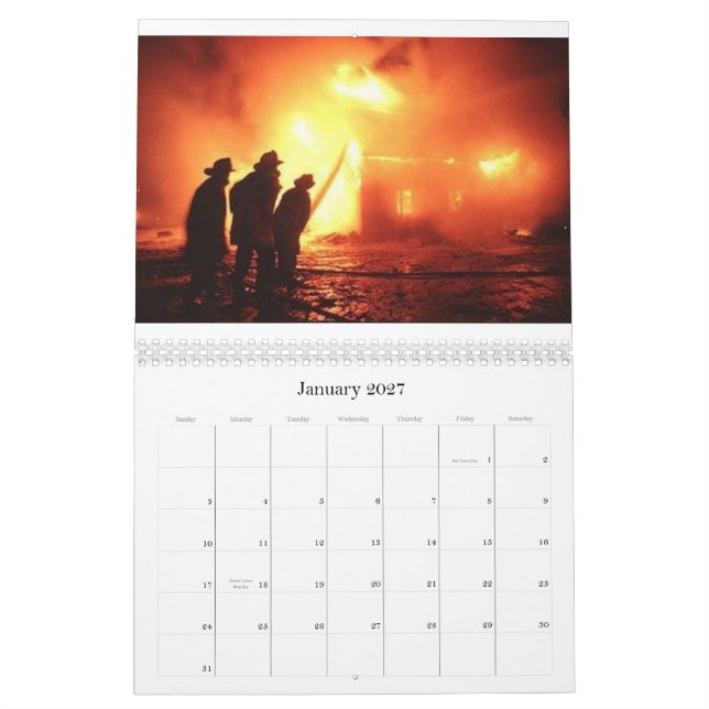 2008 Fire Calendar - Customised (Jan 2027)