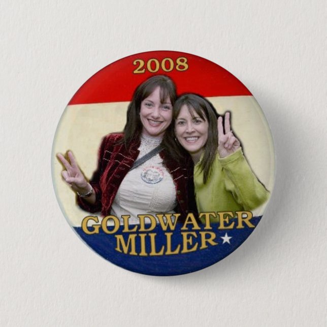 2008 Goldwater/Miller Button (Front)