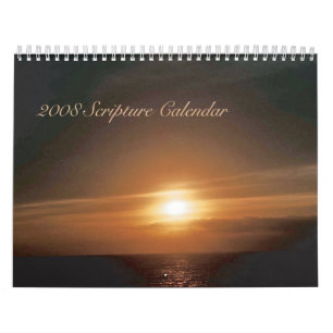 2008 Scripture Calendar