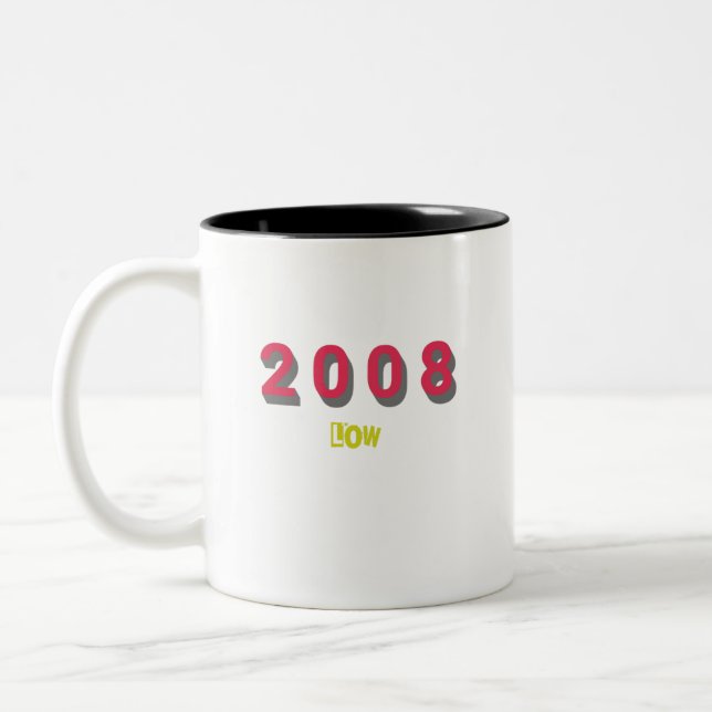 2008 Top Song, Low Two-Tone Coffee Mug (Left)