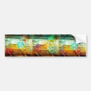 2008 Tri Horse Jewel Bumper Sticker