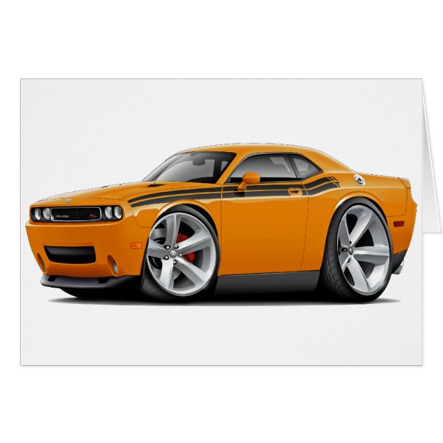 2009-11 Challenger RT Orange-Black Car (Front Horizontal)