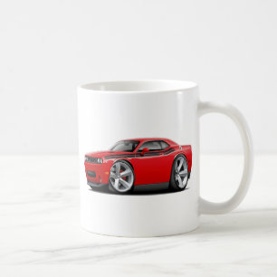 2009-11 Challenger RT Red-Black Car Coffee Mug