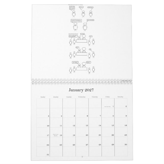 2009 Calendar (Jan 2027)