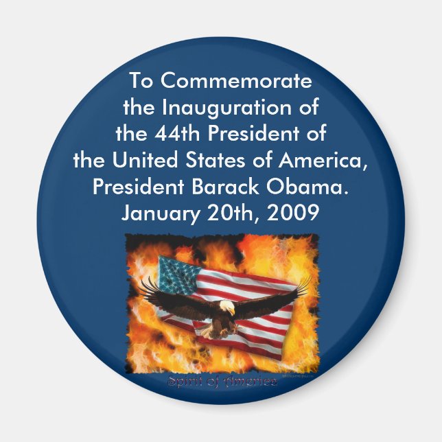 2009 Inauguration Commemorative Collection Magnet (Front)