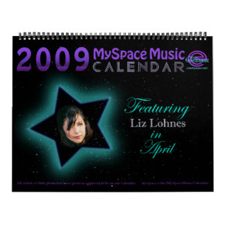 2009 MYSPACE MUSIC CALENDAR featuring LIZ LOHNES