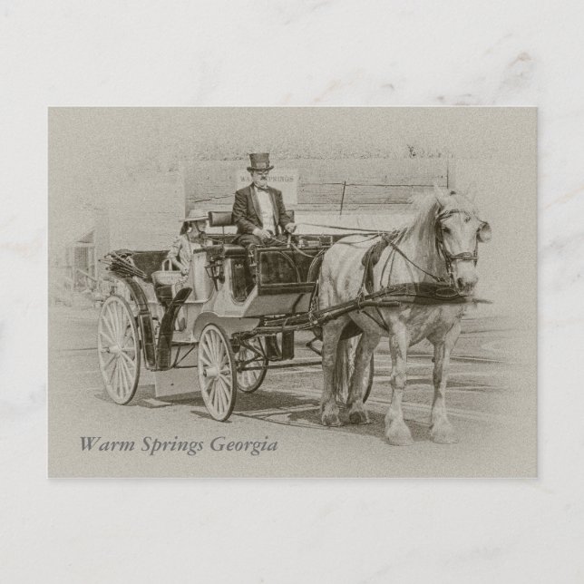 2009 or 1909?, Warm Springs Georgia Postcard (Front)