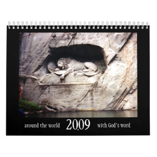 2009 Scripture Calendar