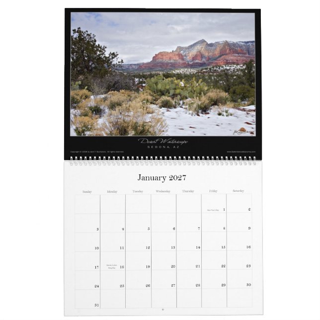 2009 Splendorous Sojourns Calendar (Jan 2027)