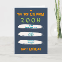 2009 Top List Birthday