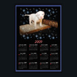 2009 Wall Poster Calendar of Luna<br><div class="desc">Have me around year round with this 2009 wall calendar poster. May it be a star filled year!</div>