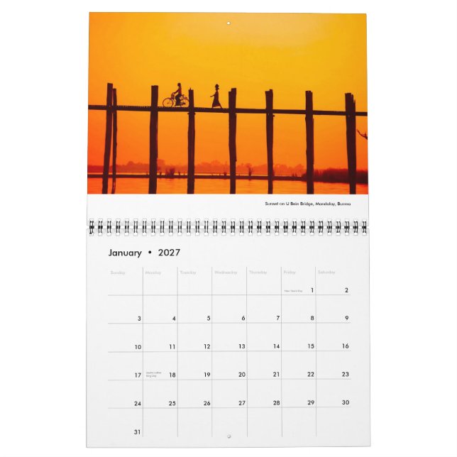 2009 World Views - Customised Calendar (Jan 2027)