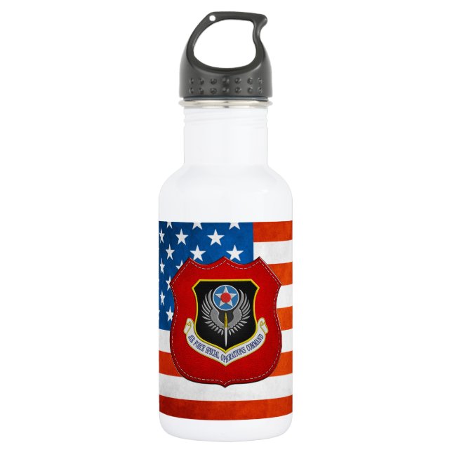 [200] AFSOC Patch 532 Ml Water Bottle (Front)