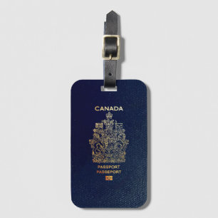 [200] Canadian Passport Cover Luggage Tag