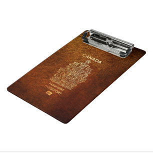 [200] Canadian Passport Cover Mini Clipboard