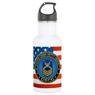 [200] CG: Master Chief Petty Officer (MCPO) 532 Ml Water Bottle