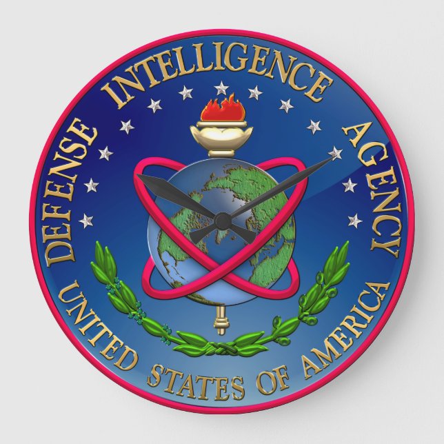 [200] Defence Intelligence Agency (DIA) Seal Large Clock (Front)