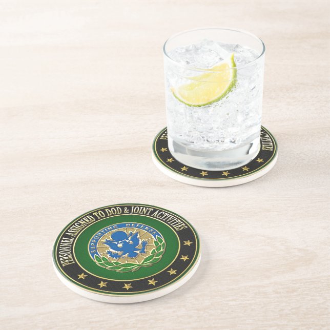 [200] DOD & Joint Activities DUI Special Edition Coaster (Side)