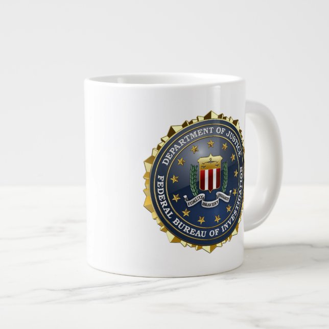 [200] FBI Special Edition Large Coffee Mug (Front Right)