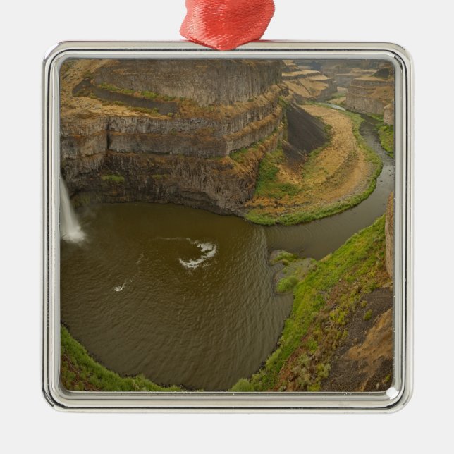 200 foot high Palouse Falls State Park in Metal Tree Decoration (Front)