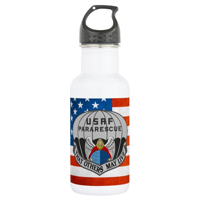 [200] Pararescuemen (PJ) Patch 532 Ml Water Bottle (Front)