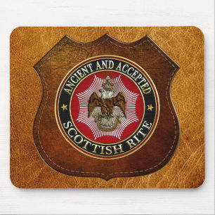 [200] Scottish Rite Double-headed Eagle Mouse Pad