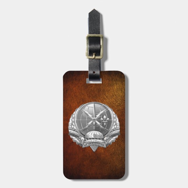 [200] SOWT Badge [Crest] Luggage Tag (Front Vertical)