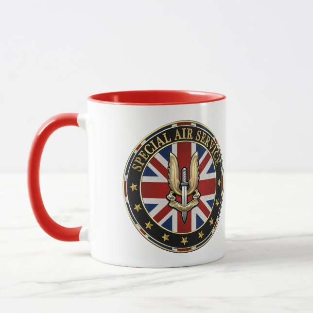 [200] Special Air Service (SAS) Badge [3D] Mug (Left)