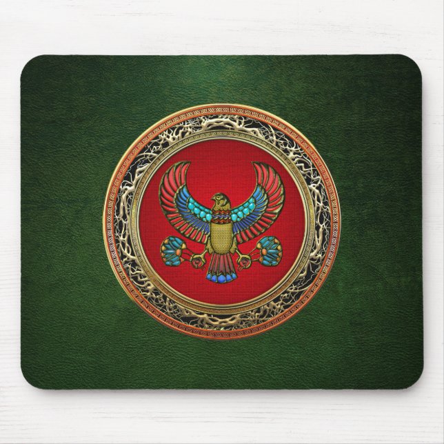 [200] Treasure Trove: Egyptian Falcon Mouse Pad (Front)