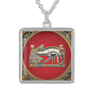[200] Treasure Trove: The Eye of Horus Sterling Silver Necklace